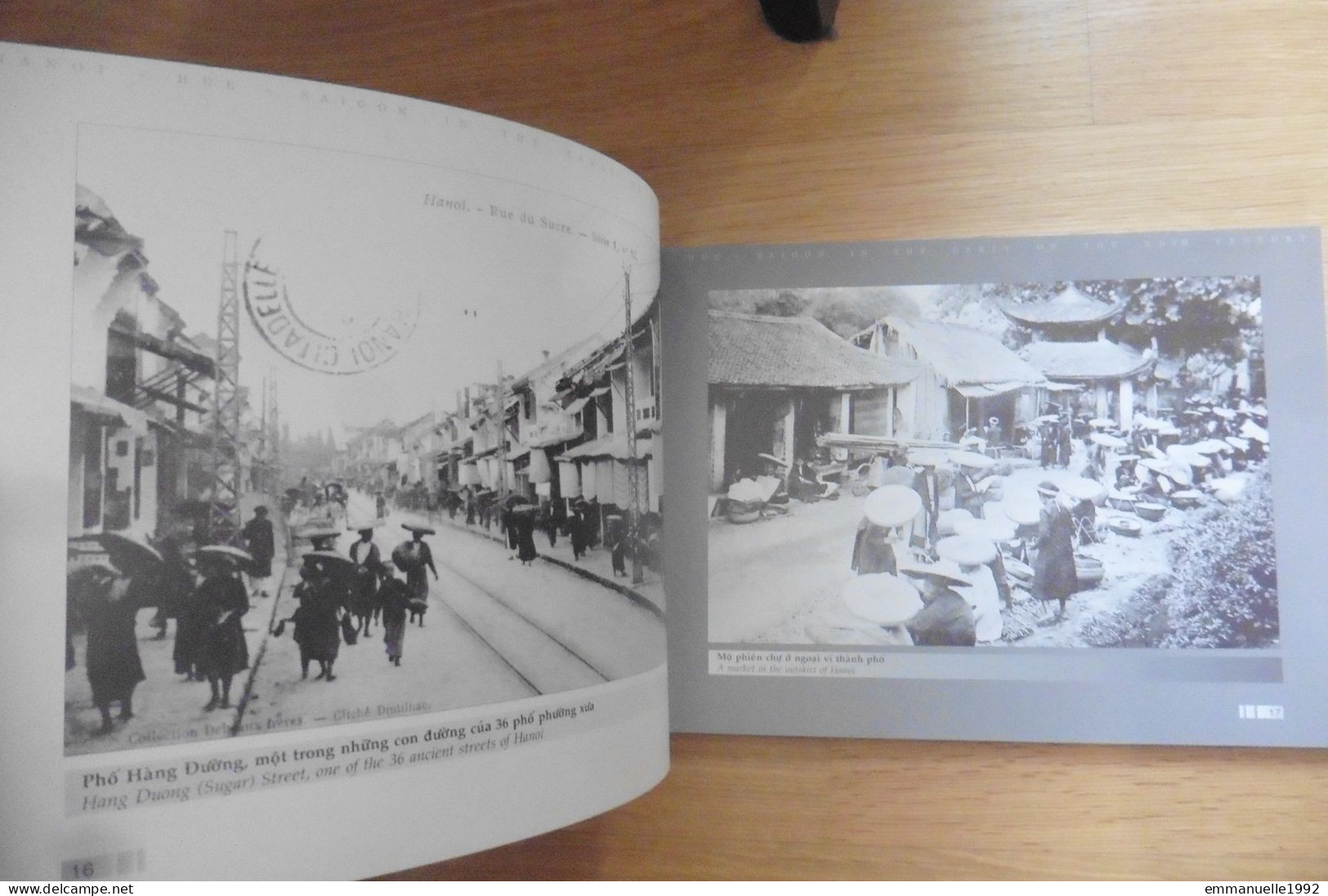 Hanoi Huê Saigon In The Early Of The 20th Century Photos & Postcards - Livre De Cartes Postales Anciennes Indochine - Asie
