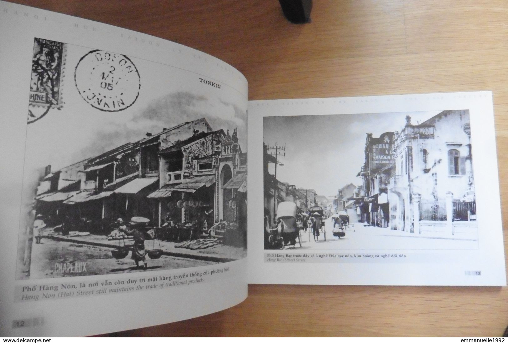 Hanoi Huê Saigon in the early of the 20th century photos & postcards - livre de cartes postales anciennes Indochine