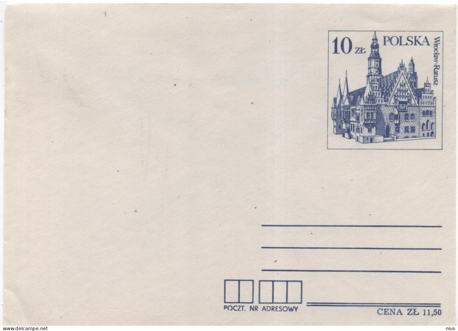 Poland Polska 1985 Wroclaw, Rathaus Ratusz - Maximum Cards