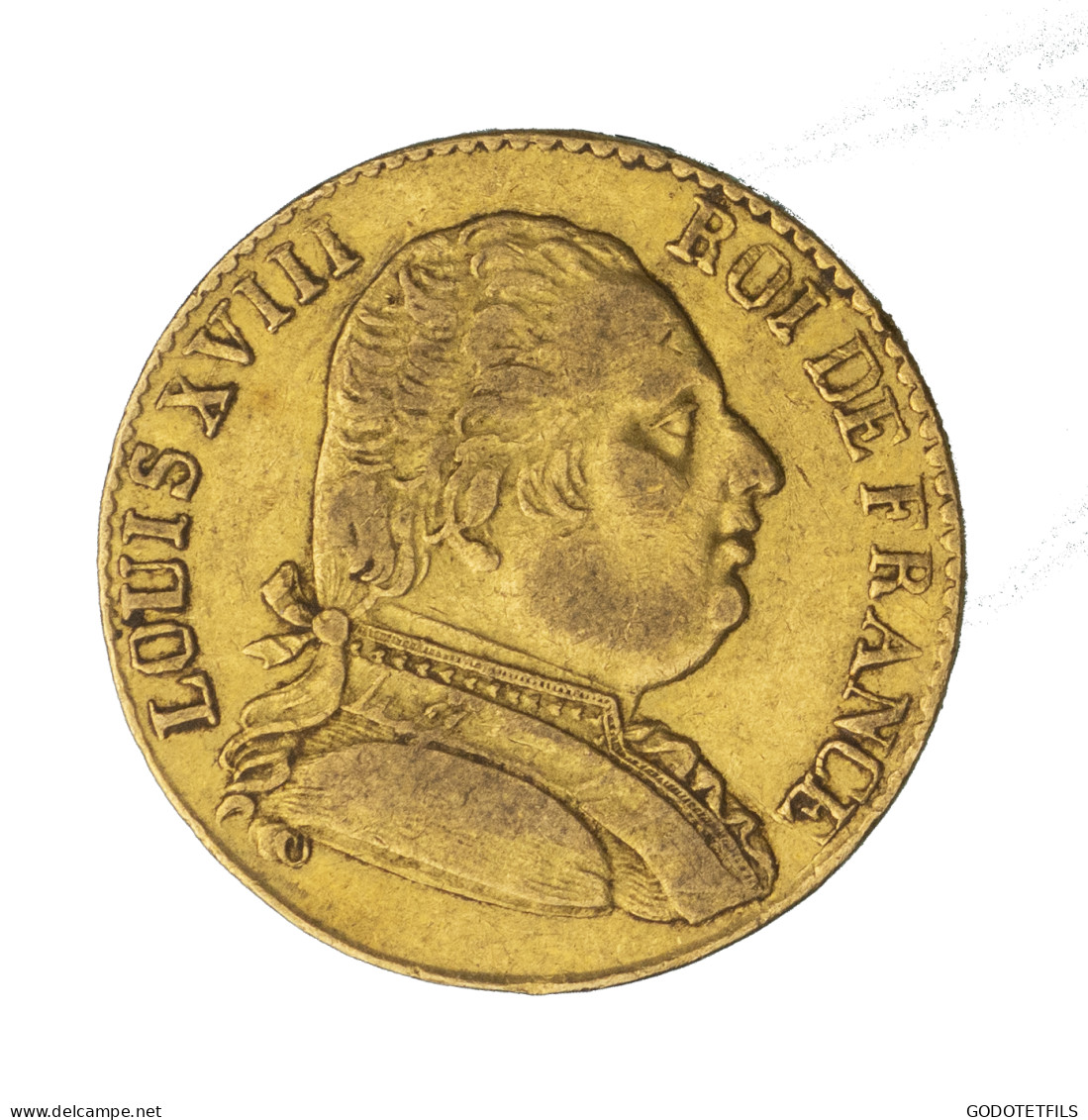 20 Francs Or Louis XVIII 1815 Londres - 20 Francs (oro)