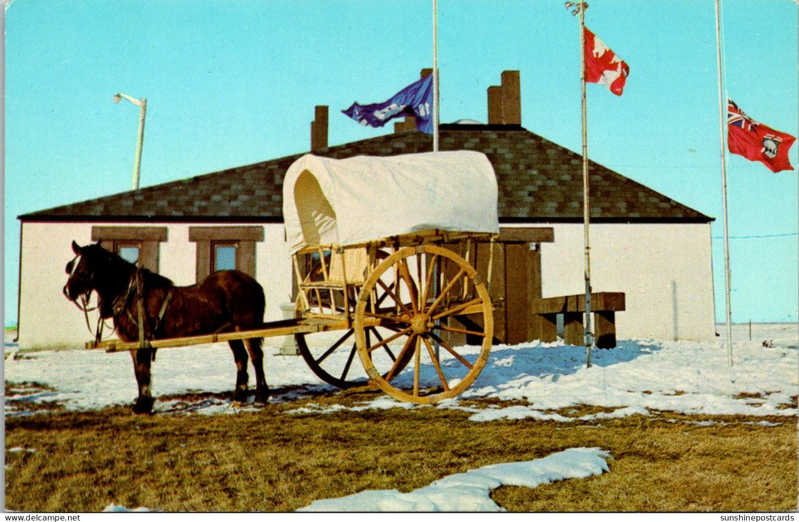 Canada Manitoba Portage La Prairie Centennial Museum The Red River Cart - Autres & Non Classés