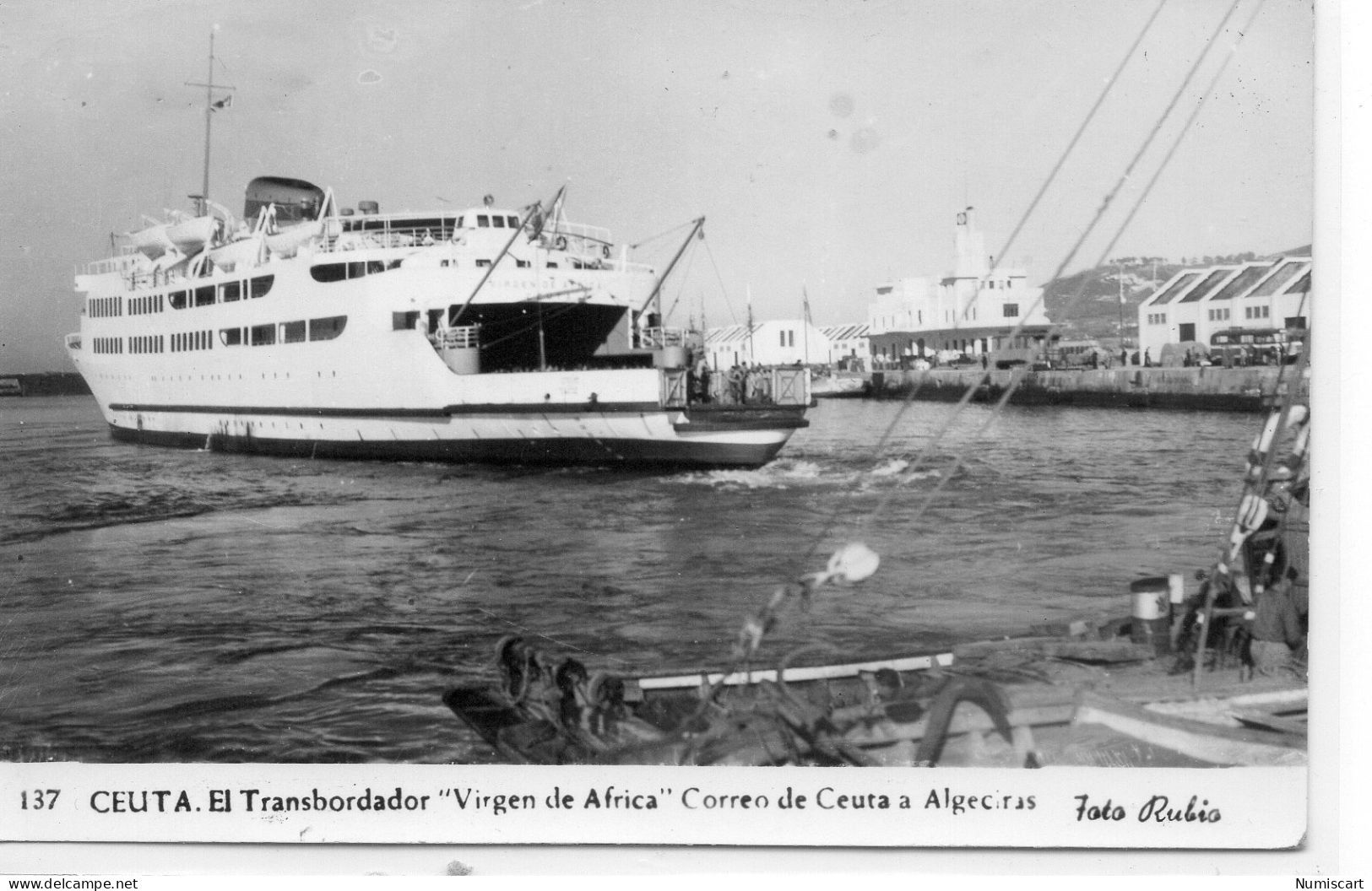 Ceuta Bateau Bac "Virgen De Africa" Liaison Ceuta Algeciras - Ceuta