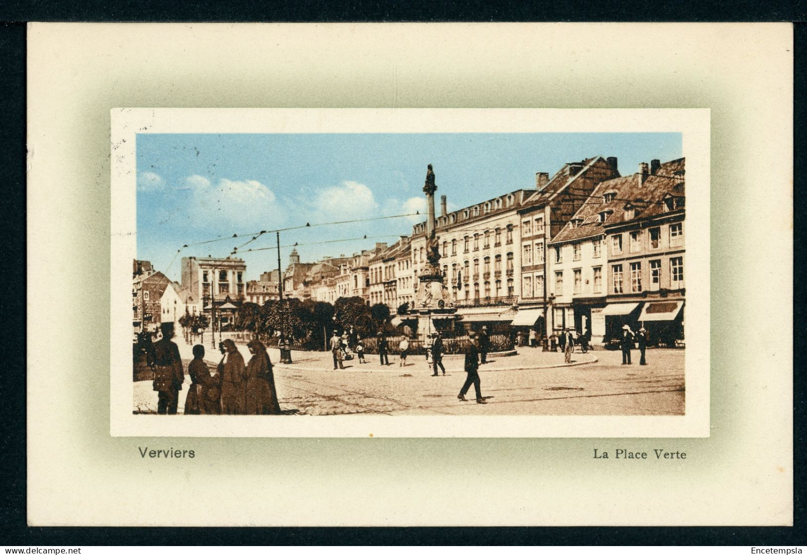 CPA - Carte Postale - Belgique - Verviers - La Place Verte (CP23072) - Verviers