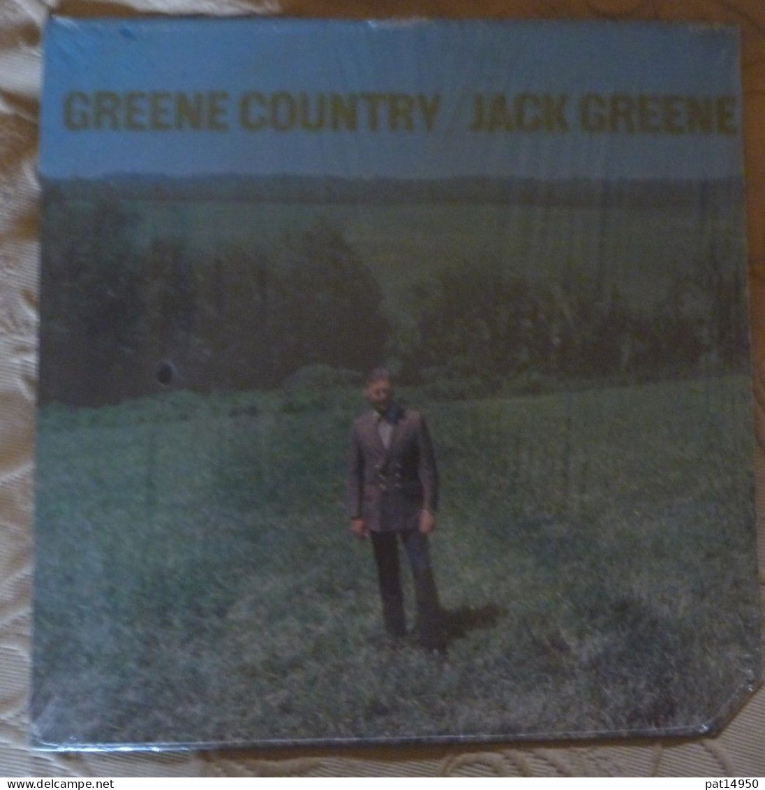 PAT14950 DISQUE VINYLE 33T JACK GREENE  " GREENE COUNTRY "   1971 MCA Import USA - Country Et Folk