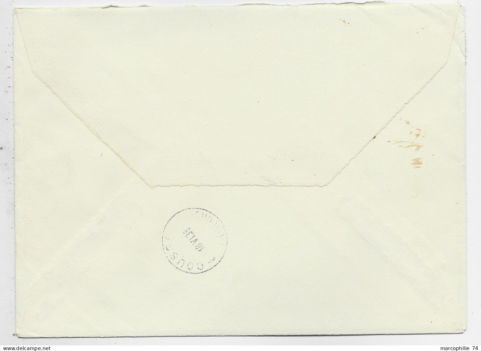 NOUVELLE CALEDONIE BLOC EXPO INTERNATIONALE ARTS TECHNIQUE 1937 + 75C+1FR LETTRE COVER REC NOUMEA 4 MAI 1935 TO SUISSE - Briefe U. Dokumente