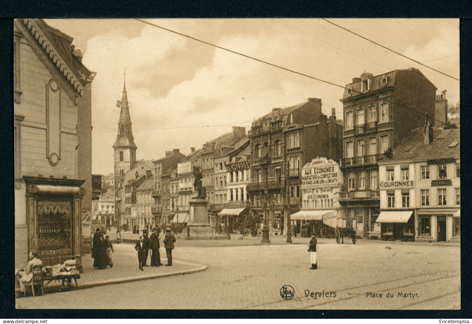 CPA - Carte Postale - Belgique - Verviers - Place Du Martyr - 1910 (CP23074OK) - Verviers