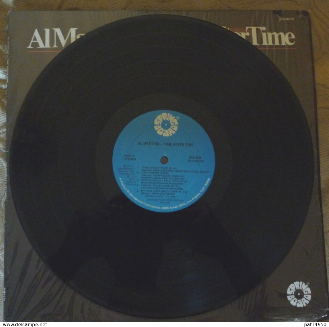 PAT14950 DISQUE VINYLE 33T AL MARTINO  "  TIME AFTER TIME "  1977  Import USA  SPINGBOARD - Autres - Musique Anglaise