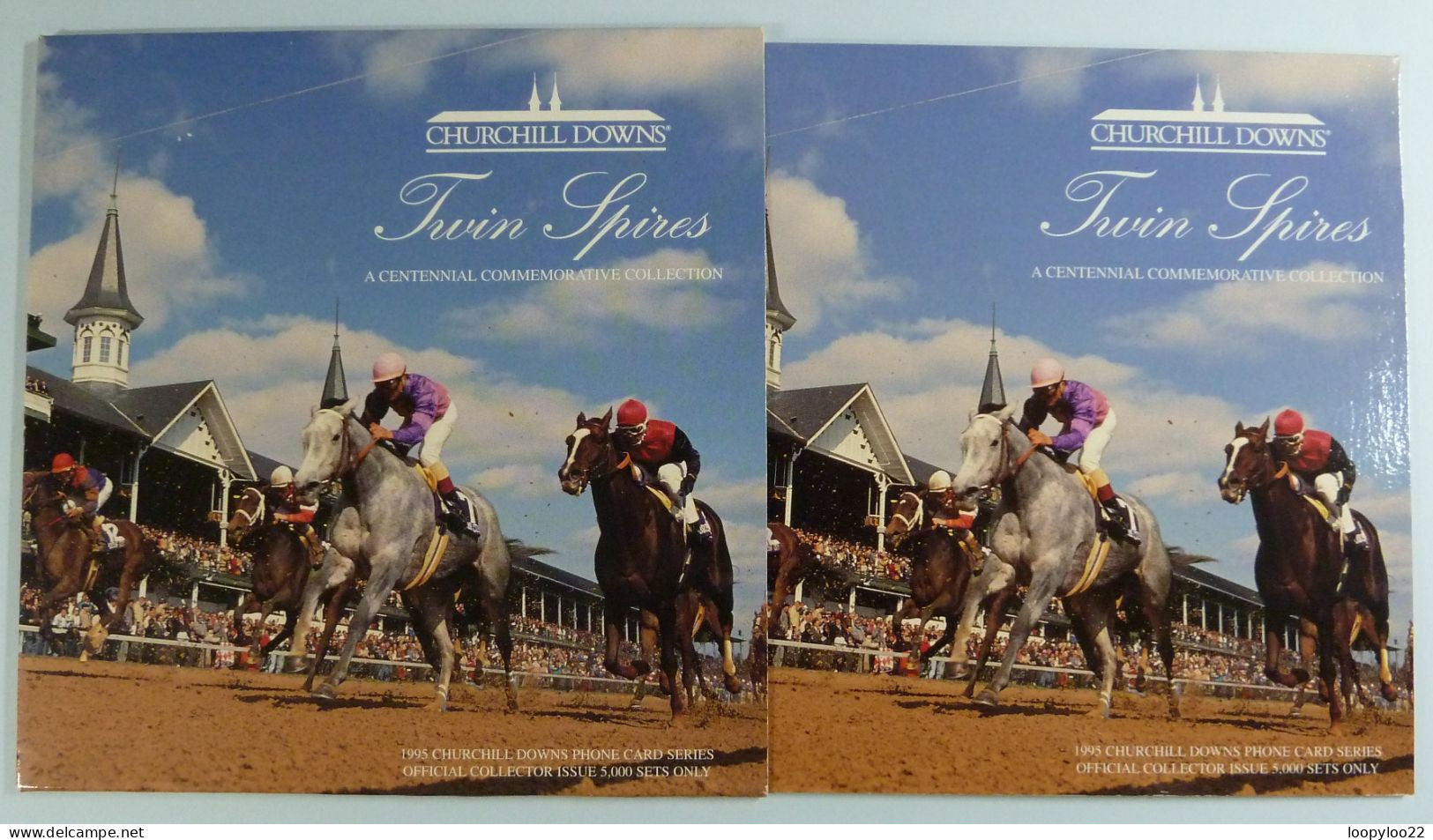 USA - US WEST - Twin Spires - Churchill Downs - 1 Card - Limited Edition - In Folder - Other & Unclassified