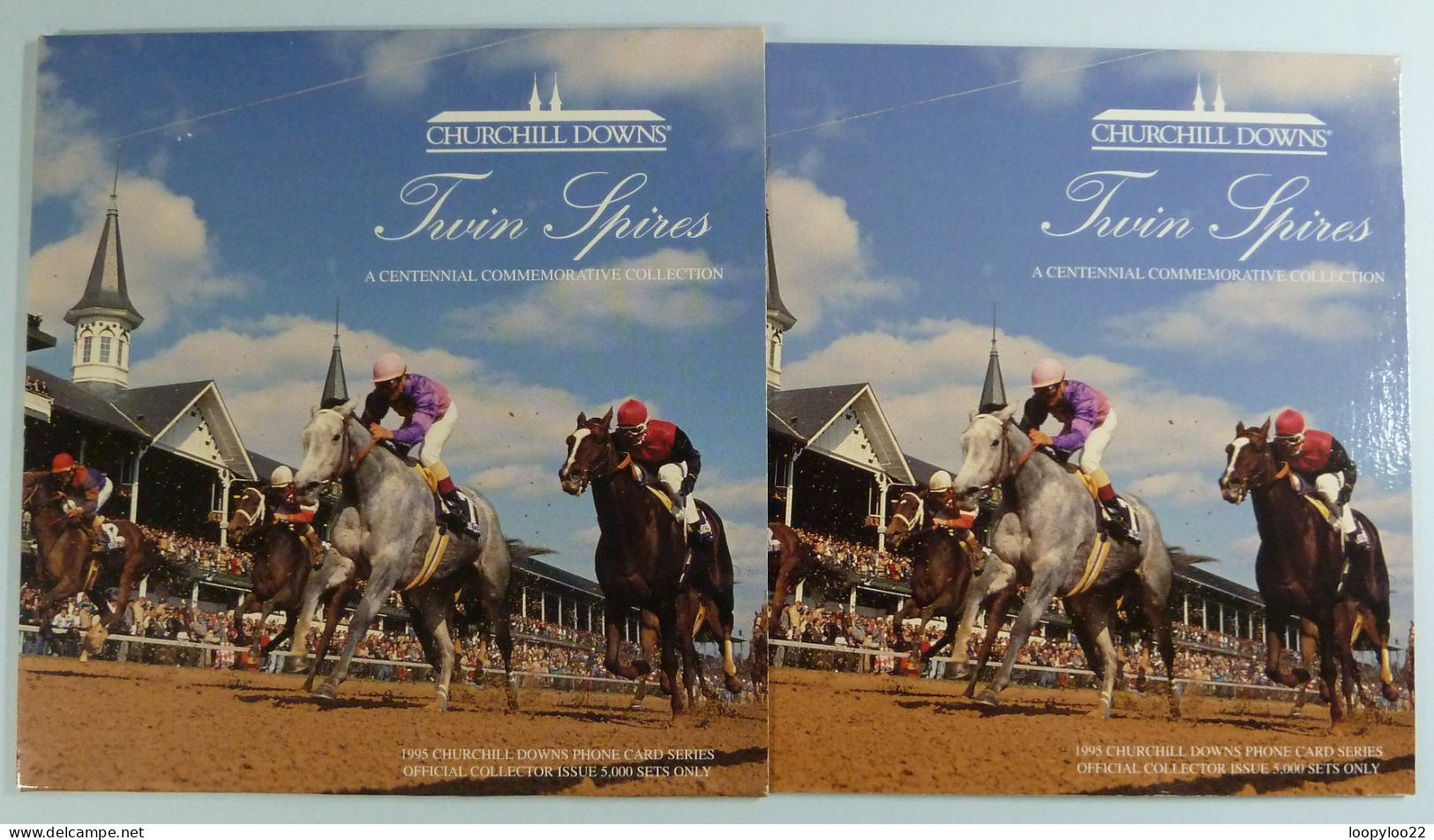 USA - US WEST - Twin Spires - Churchill Downs - 1 Card - Limited Edition - In Folder - Otros & Sin Clasificación