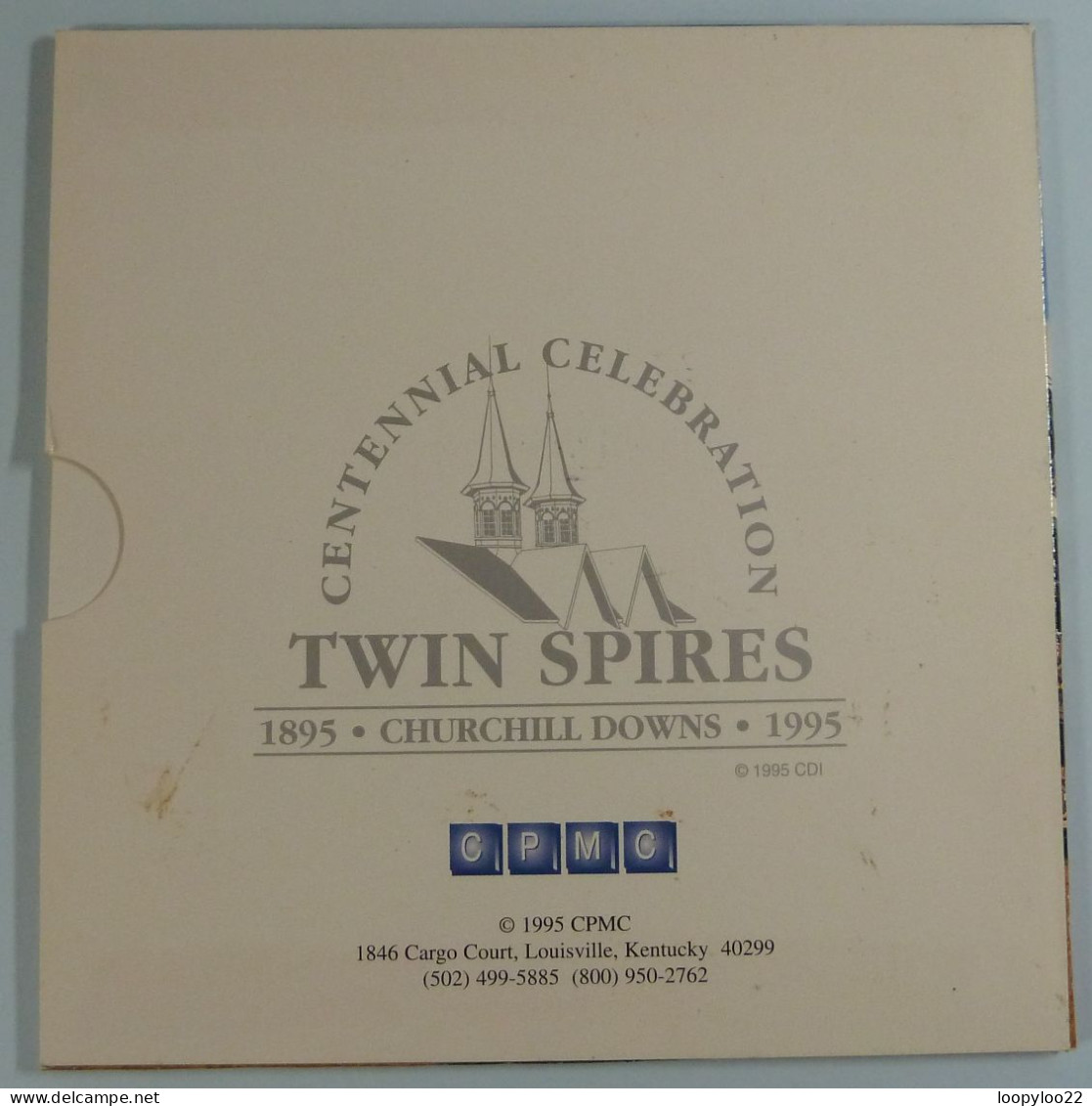 USA - US WEST - Twin Spires - Churchill Downs - 1 Card - Limited Edition - In Folder - Autres & Non Classés