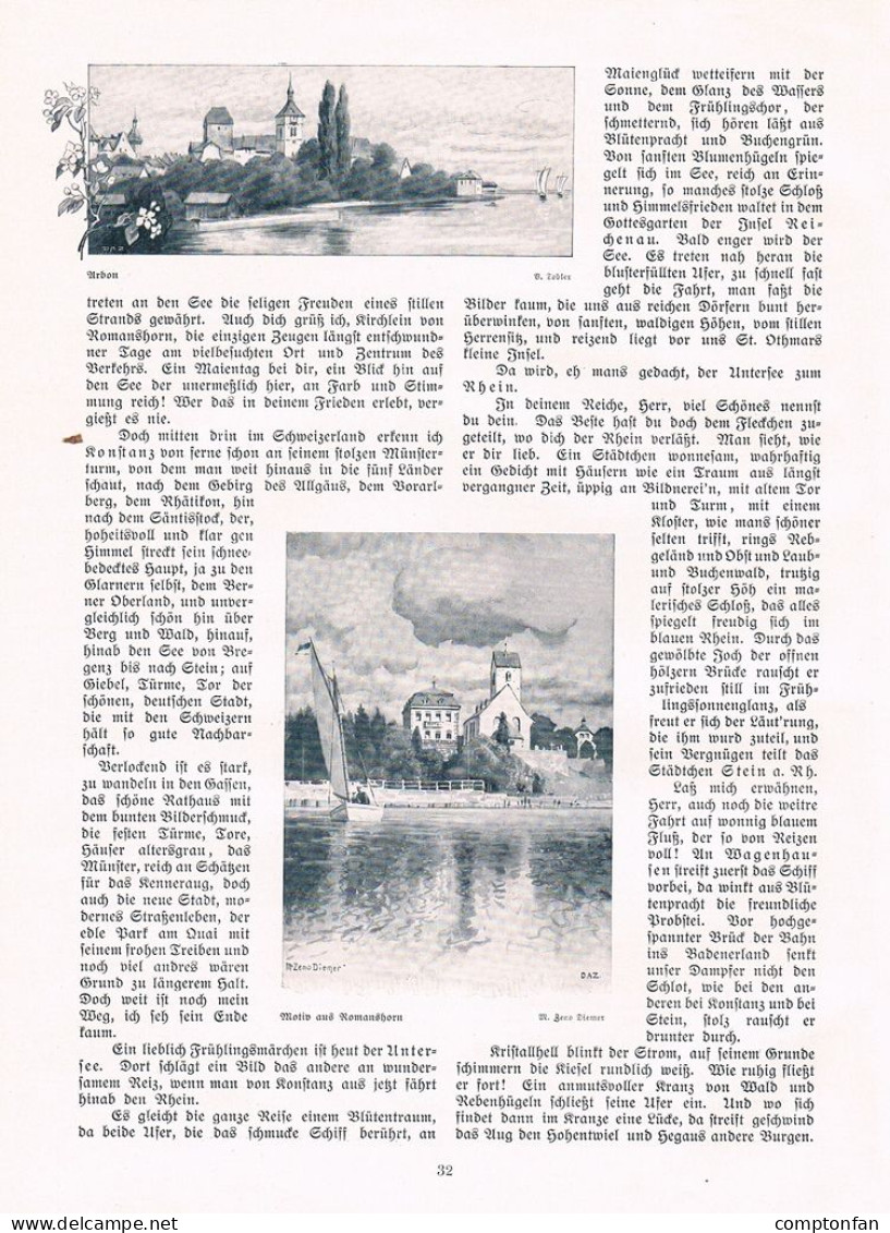 A102 1390 Am Bodensee Zeppelin Pulverturm Obstbau Diemer 10 Artikel / Bilder 1907
