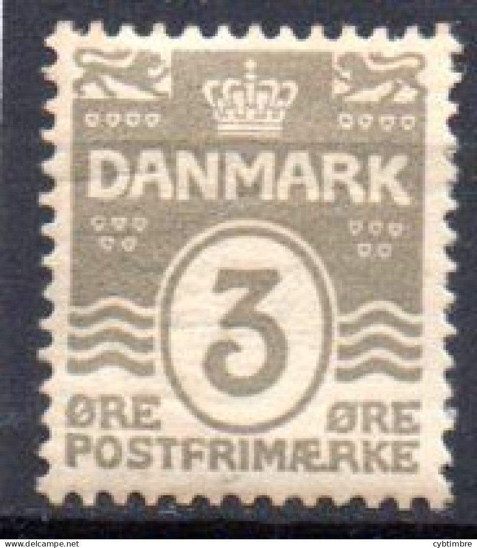 Danemark: Yvert N° 50*; Petites Rousseurs  Cote 7.50€ - Nuovi