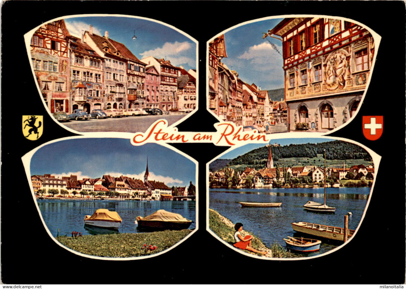 Stein Am Rhein - 4 Bilder (6051) * 24. 10. 1963 - Stein Am Rhein