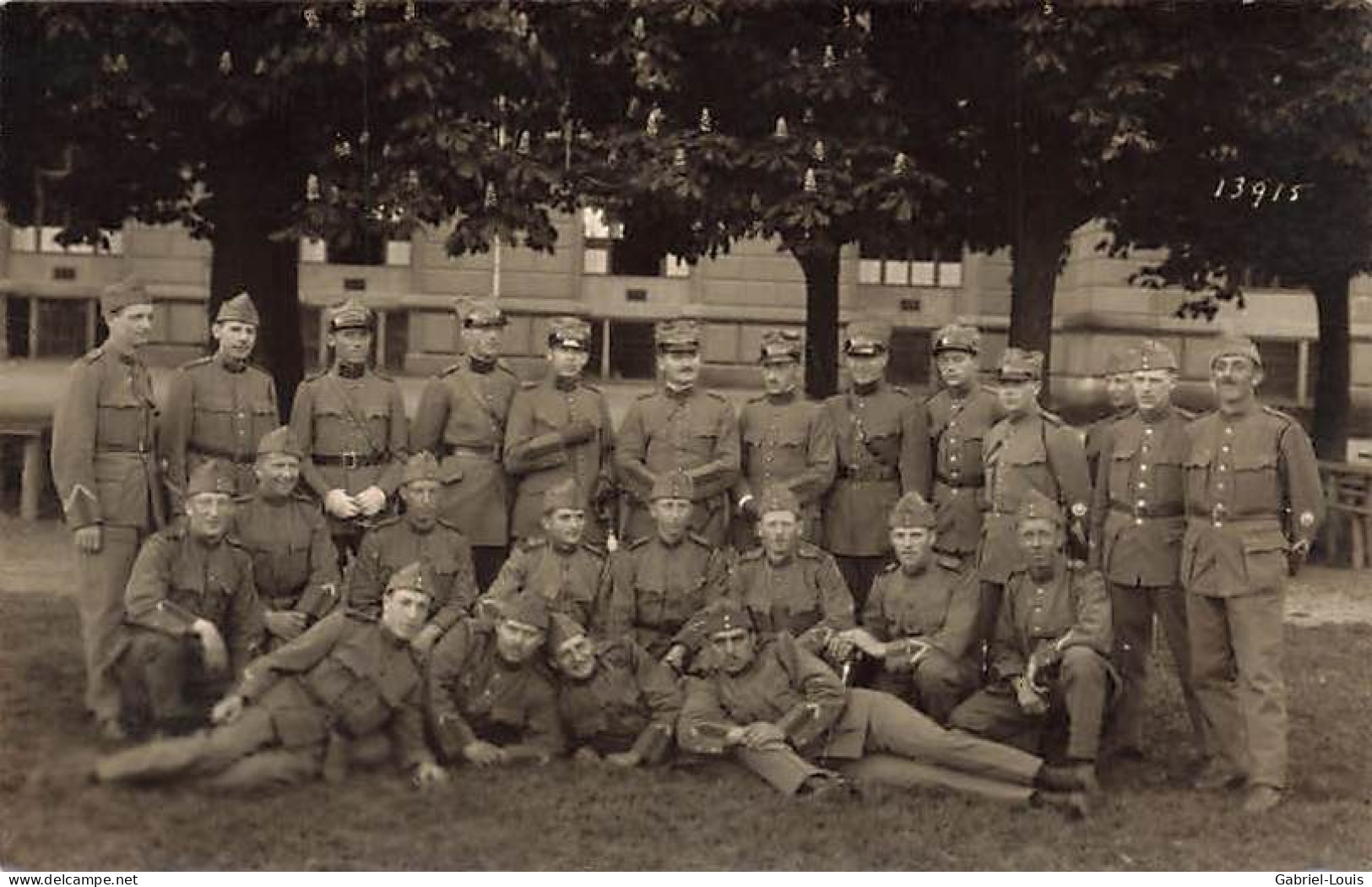 Carte-Photo Armée Suisse Militaria Schweizer Armee Militär Ach Bei Büren - Büren An Der Aare