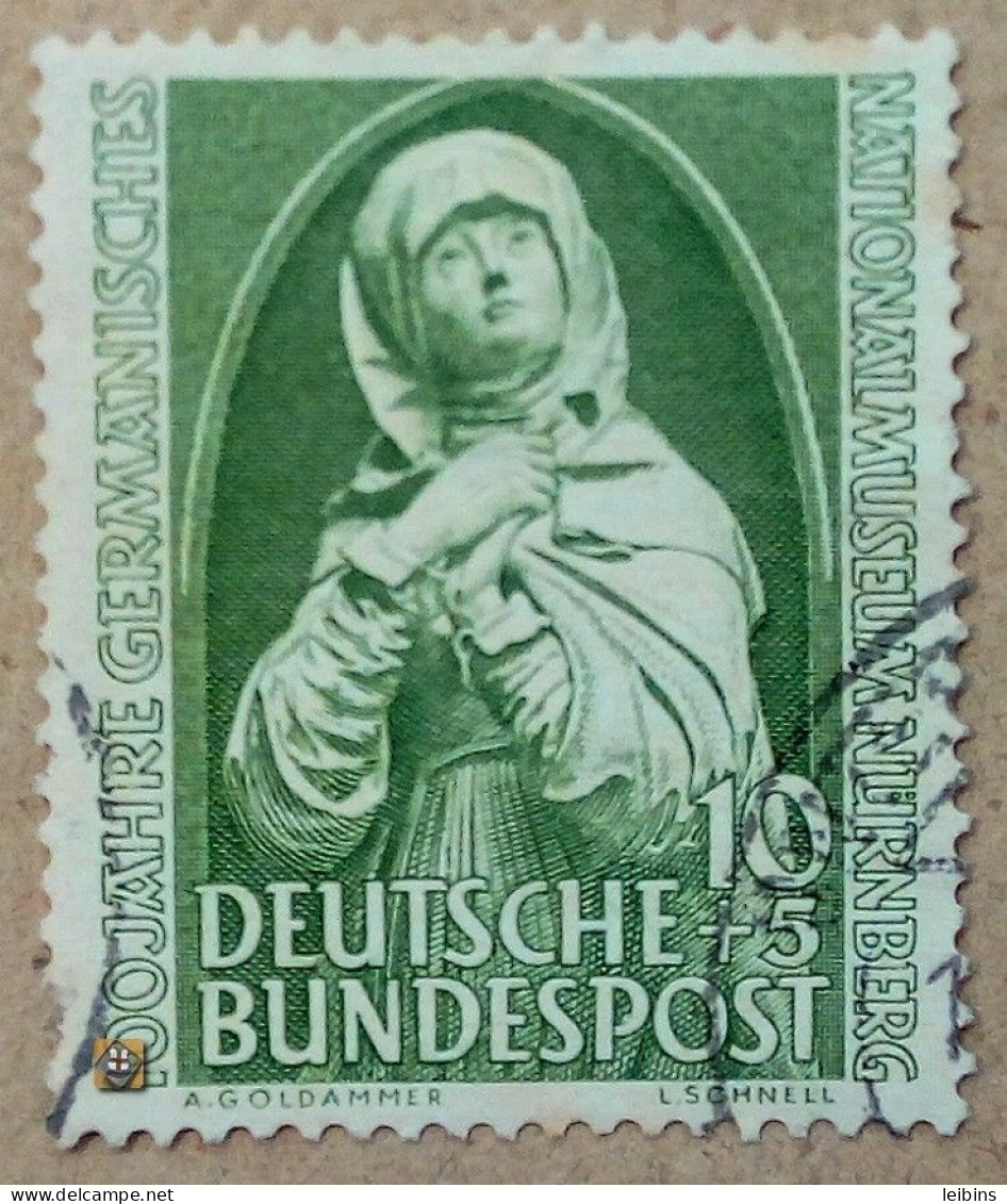 1952 Bundesrepublik Deutschland Mi.151, 10pf /o - Gebraucht