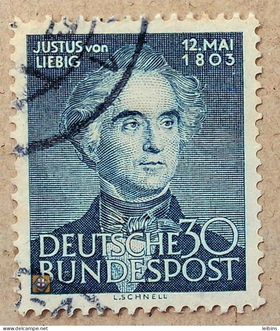 1953 Bundesrepublik Deutschland Mi.166, 30pf /o - Gebraucht