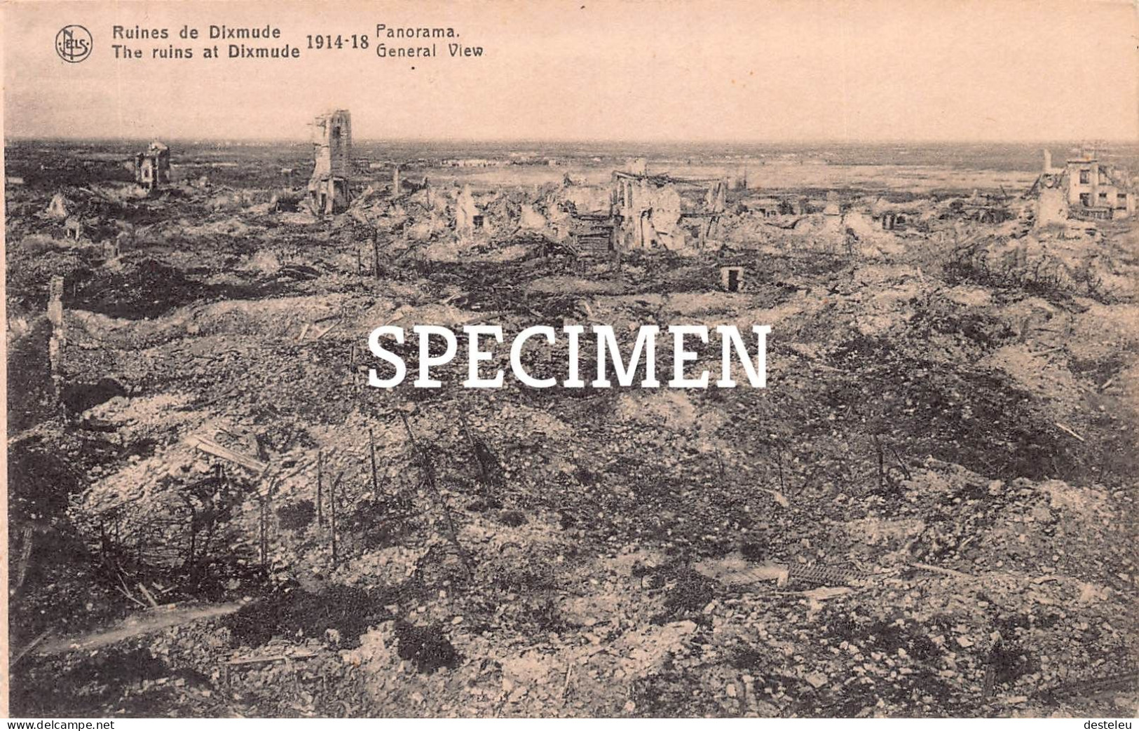 Panorama Ruines 1914-18 - Diksmuide - Diksmuide