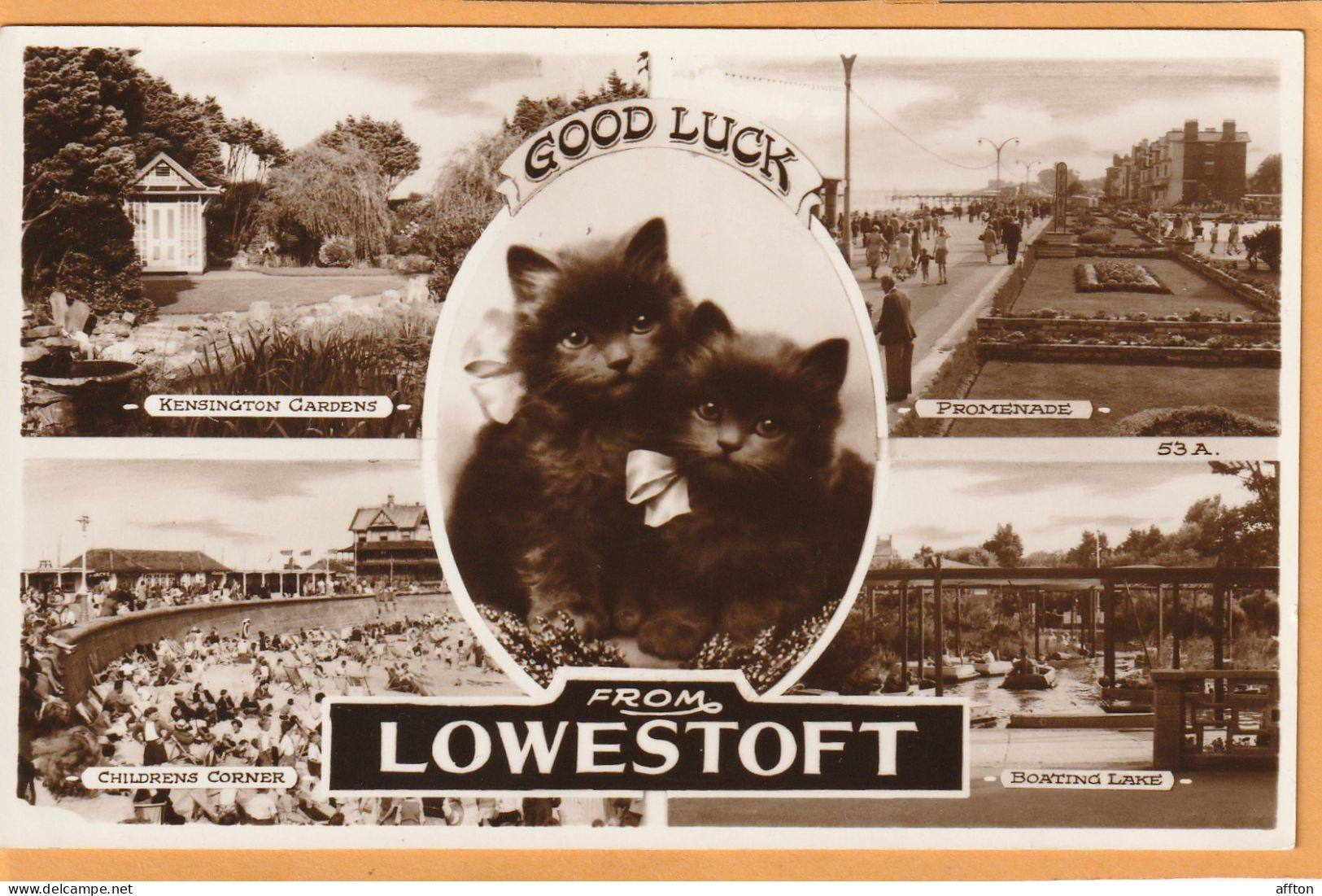 Lowestoft UK Old Postcard - Lowestoft