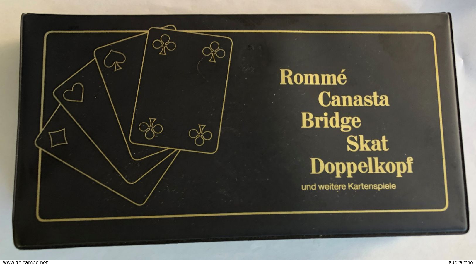 Coffret De 3 Jeux De Cartes Rommé Canasta Bridge Skat Doppelkopf - Kartenspiele - Berliner Spielkarten - 54 Carte
