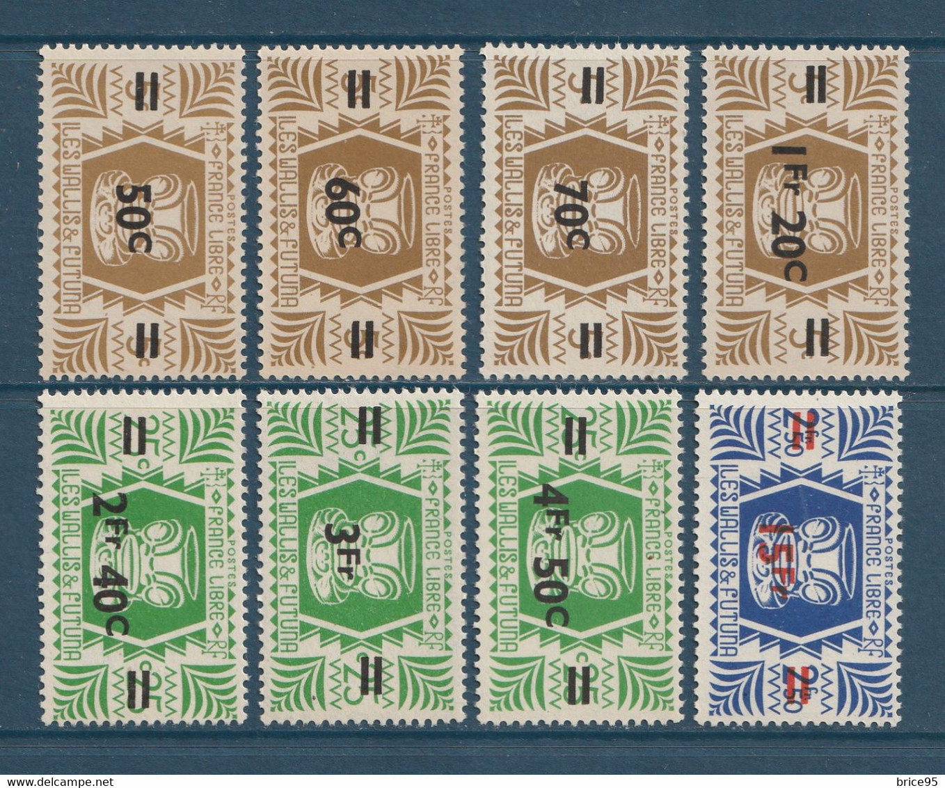 Wallis Et Futuna - YT N° 148 à 155 - Neuf Sans Charnière - 1945 - Unused Stamps
