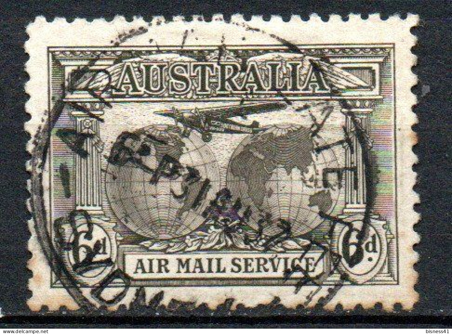 Col33 Australia Australie 1931 Aerien N° 4 Oblitéré Cote : 22,50€ - Oblitérés