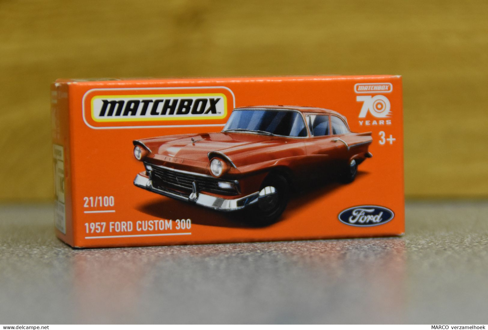 Mattel - Matchbox 70 Years 21/100 1957 Ford Custom 300 - Matchbox (Mattel)