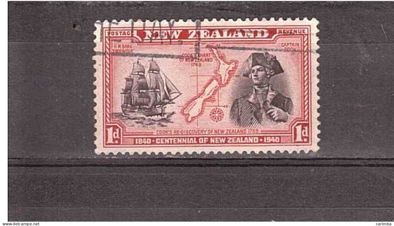1940 CENTENNIAL OF NEW ZEALAND - Oblitérés