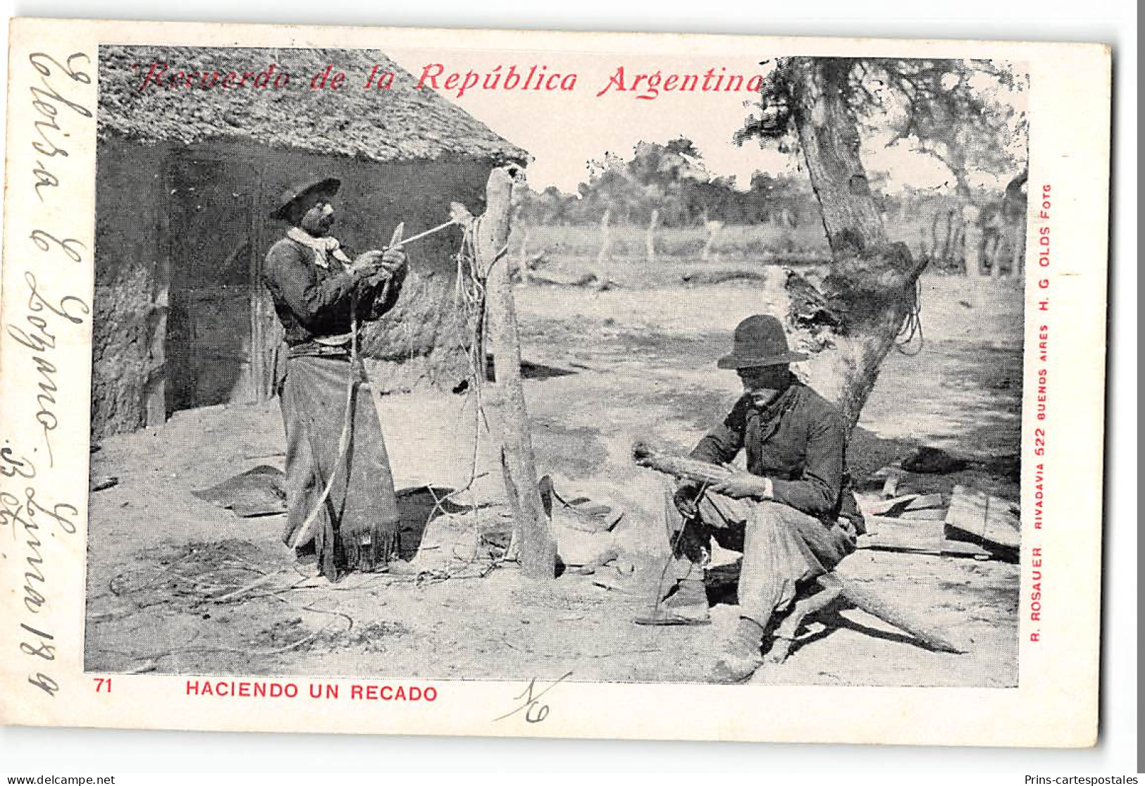CPA Argentine Recuerdo De La Republica Argentina  - Argentinië