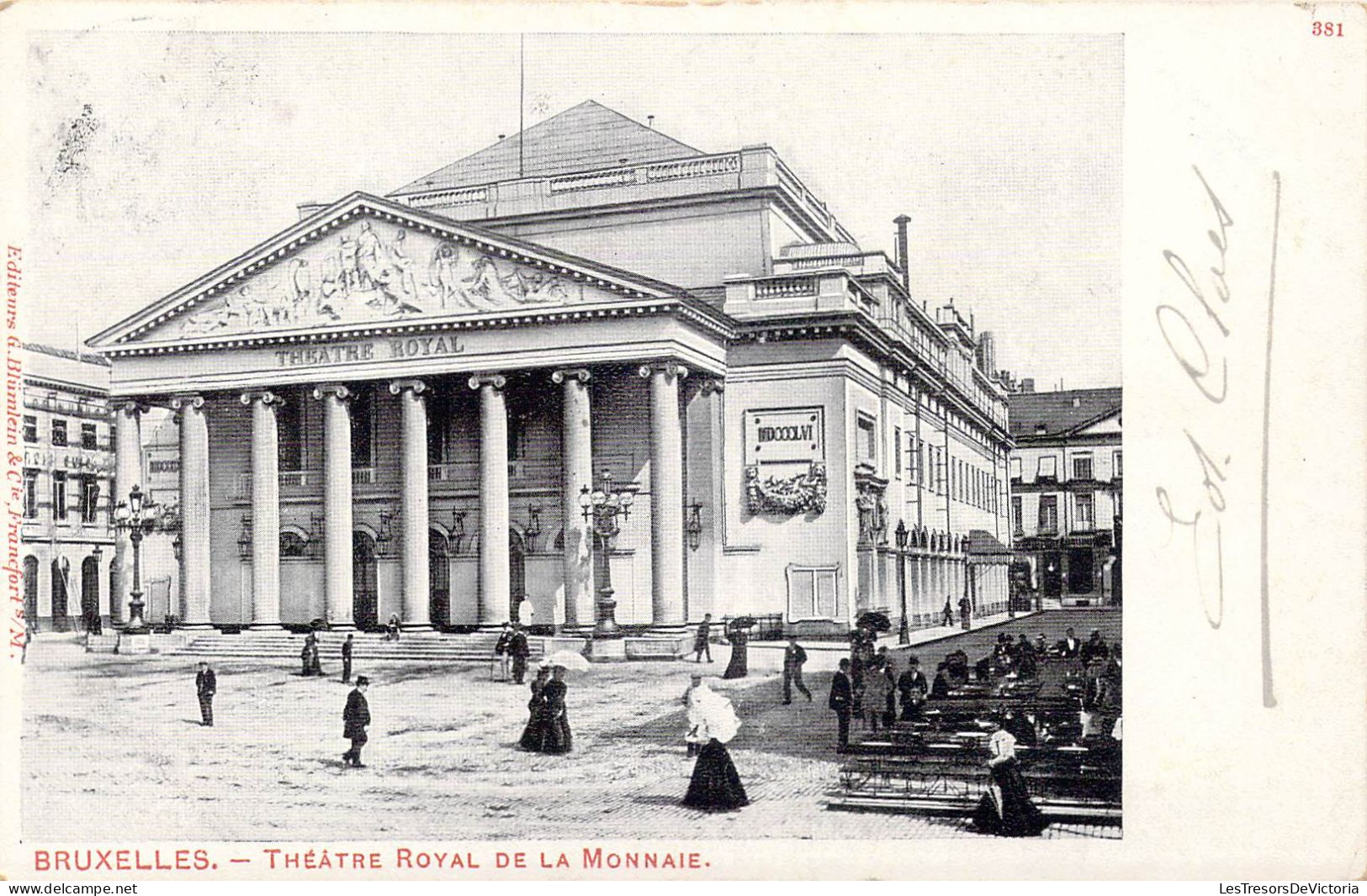 BELGIQUE - Bruxelles - Théâtre Royal De La Monnaie - Carte Postale Ancienne - Bauwerke, Gebäude