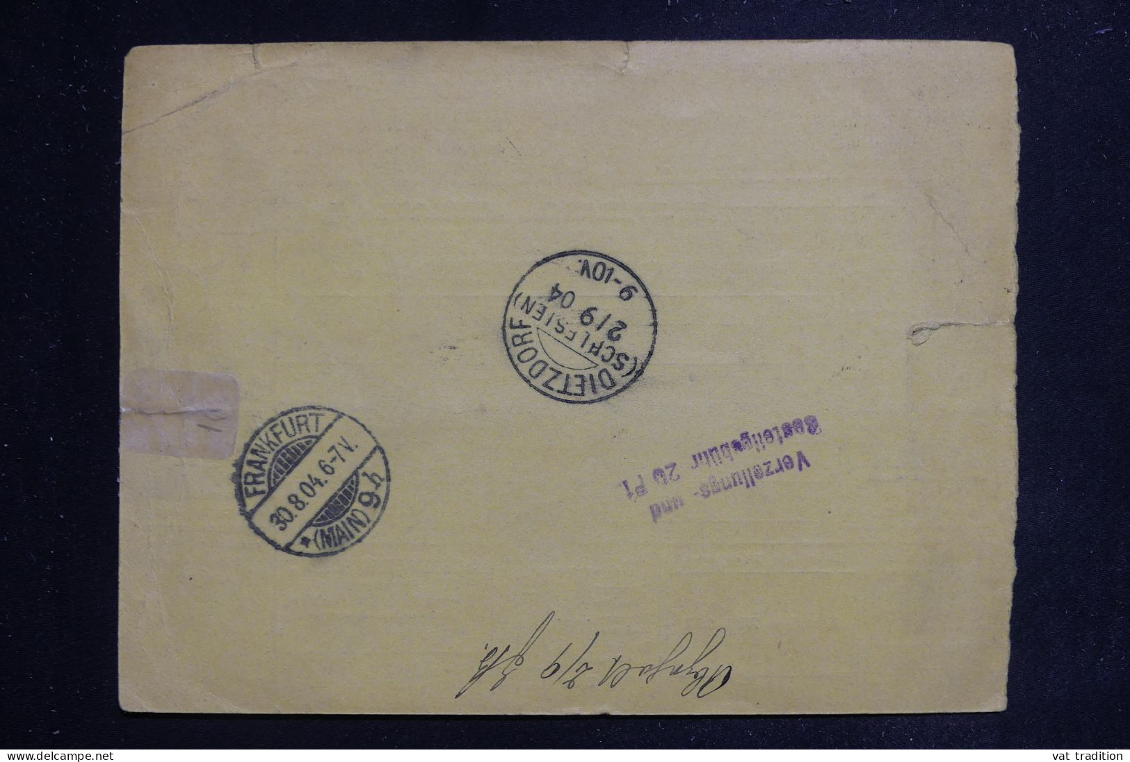 ITALIE - Bulletin De Colis Postal De Chiasso Pour L'Allemagne En 1904 - L 144352 - Postal Parcels