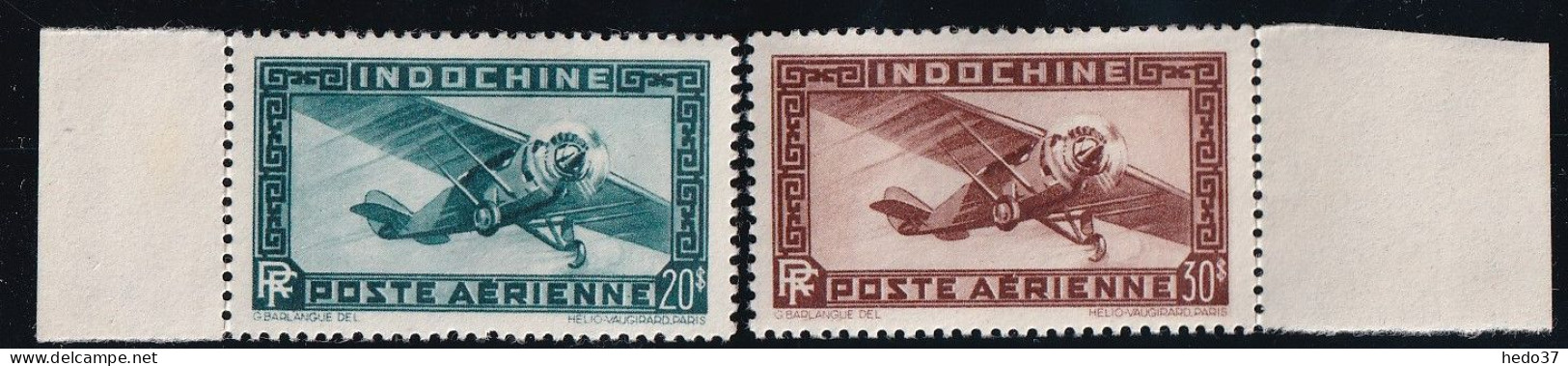 Indochine Poste Aérienne N°46/47 - Neuf ** Sans Charnière - TB - Posta Aerea