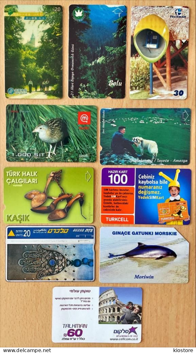 10 Different Phonecards For Collection - Lots - Collections