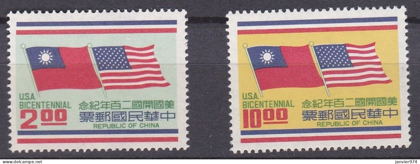 1976 Indépendance Des États-Unis D’Amérique La Série Complète 1140 à 1141, 2 Timbres Neufs , Scan Recto Verso - Nuevos