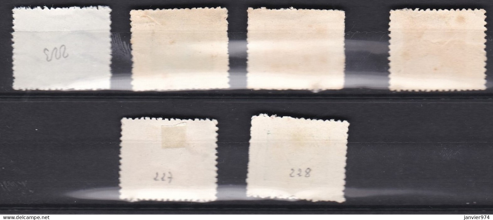1957 . Récupération De La Chine Continentale, La Série Complète 256 à 261, 6 Timbres Scan Recto Verso - Oblitérés