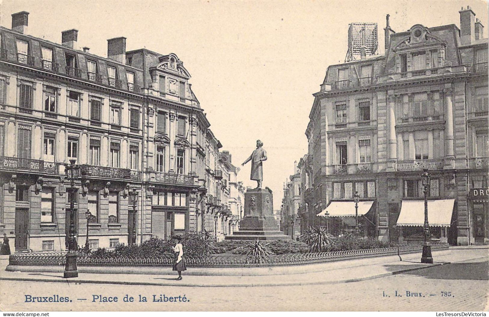 BELGIQUE - Bruxelles - Place De La Liberté - Carte Postale Ancienne - Squares