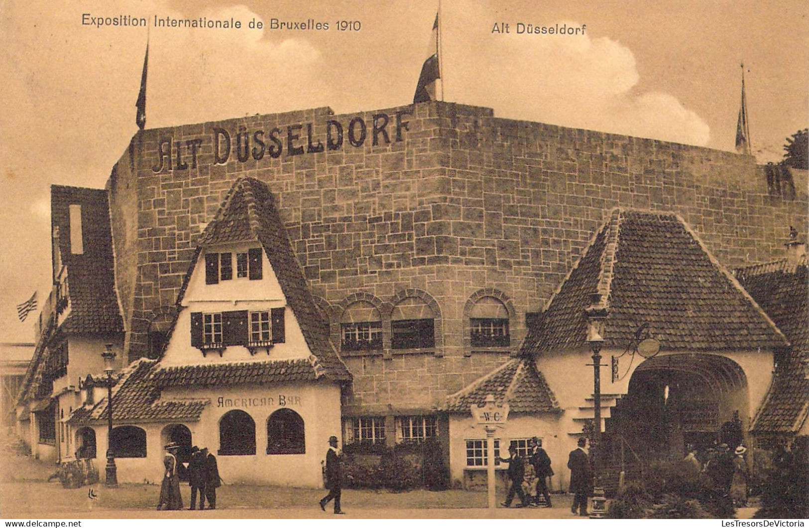 BELGIQUE - Bruxelles - Exposition Internationale De Bruxelles 1910 - Alt Düsseldorf - Carte Postale Ancienne - Expositions Universelles