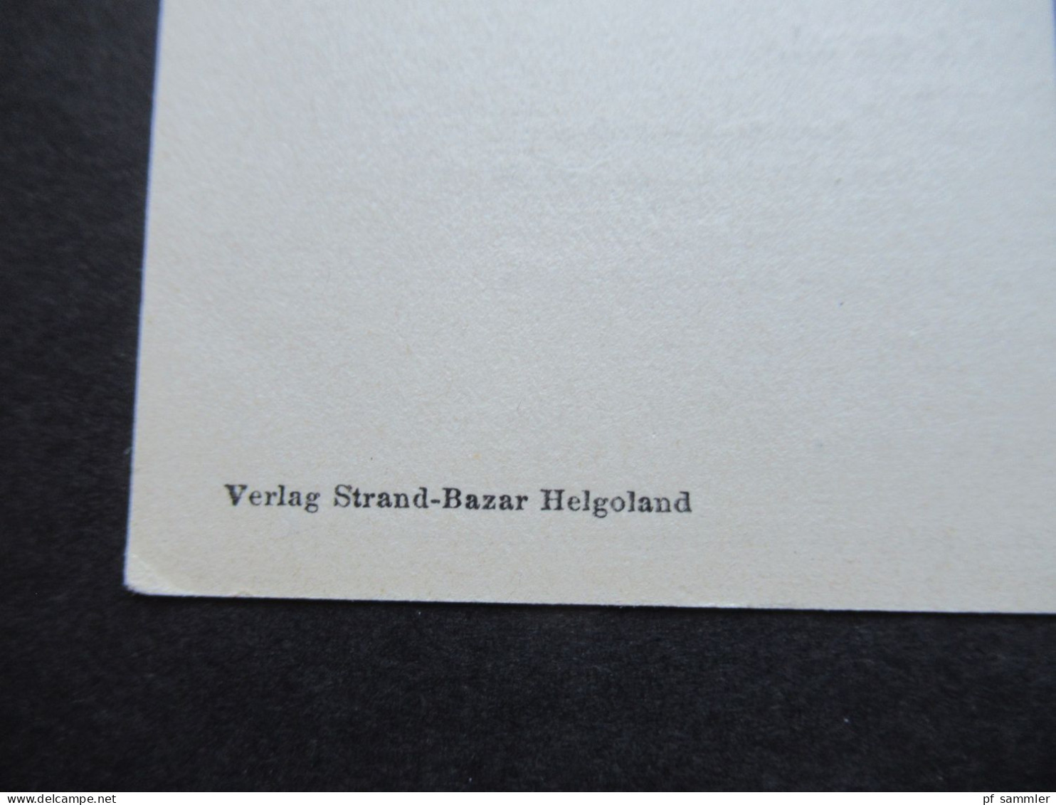 AK Um 1910 Helgoland Lätj Fomel Komm No Ens Duart Na Mi. Julius Achenbach Verlag Strand Bazar Helgoland - Helgoland