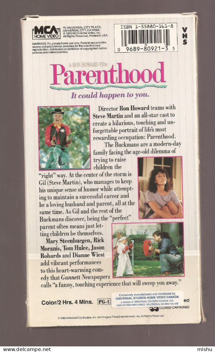 VHS Tape Movie - Parenthood - Children & Family