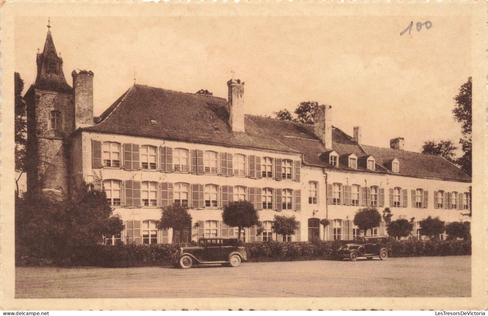 BELGIQUE - Couvin - Hôtel St. ROCH - Hôtel Et Tour Du Château - Voiture Ancienne - Carte Postale Ancienne - Viroinval