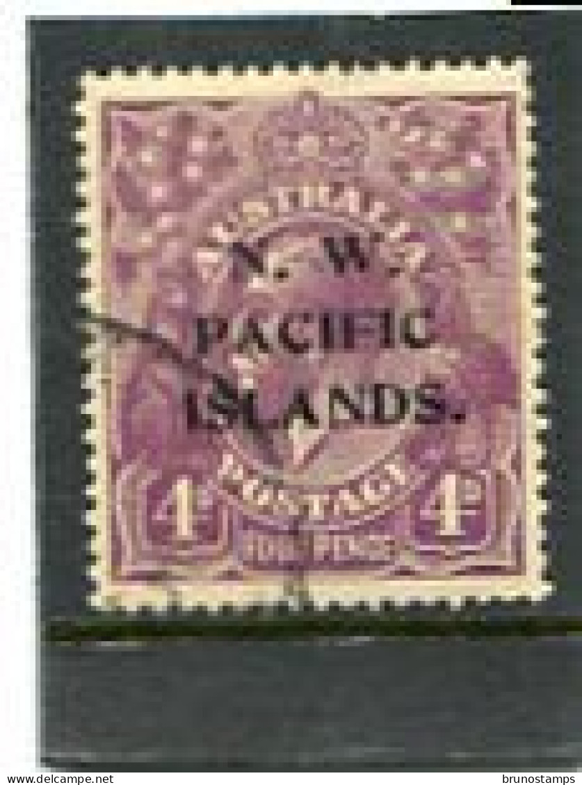 N.W.  PACIFIC ISLANDS - 1921  KGV HEAD  4d  VIOLET  FINE USED - Altri - Oceania