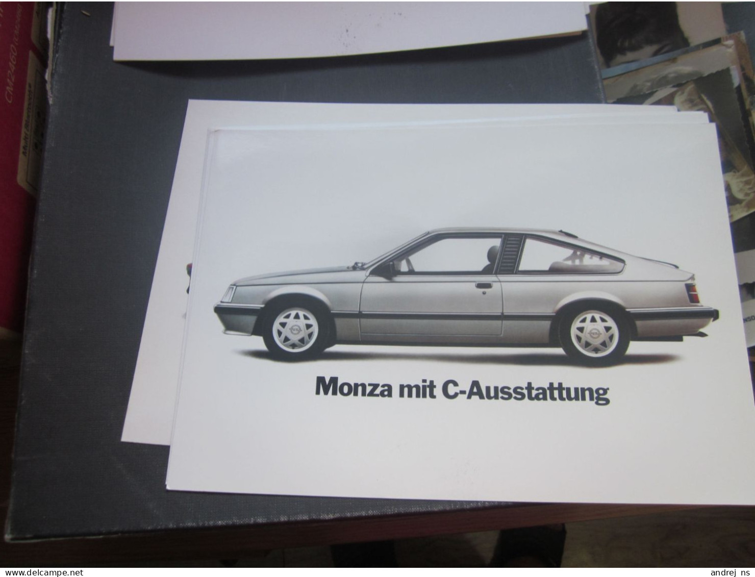 Old Poster Plakat Monza Mit C Ausstattung  31x21 Cm - Voitures
