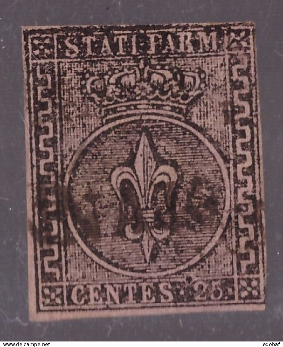 Italia Parma, 25 C. Violetto Del 1852 Usato              -FE14 - Parme