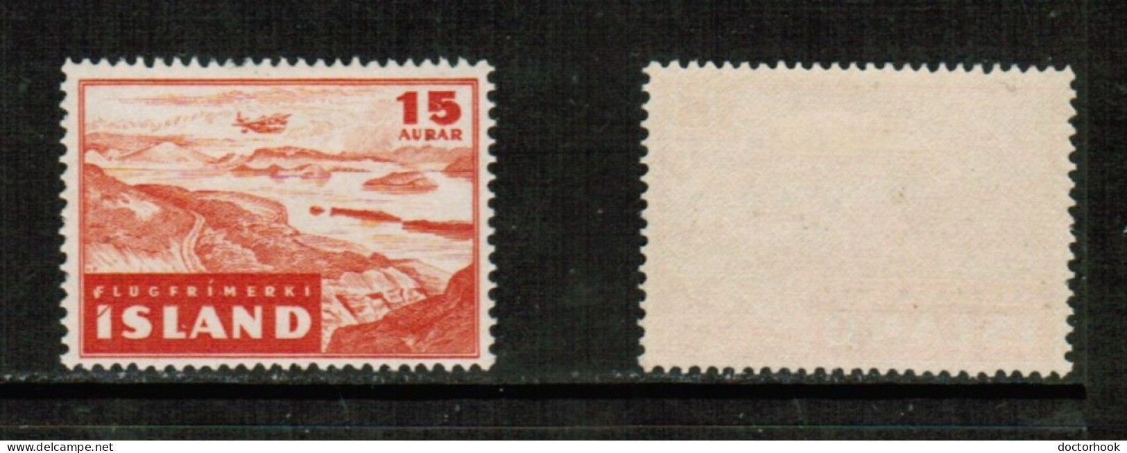 ICELAND   Scott # C 21* MINT LH (CONDITION AS PER SCAN) (Stamp Scan # 950-18) - Luftpost