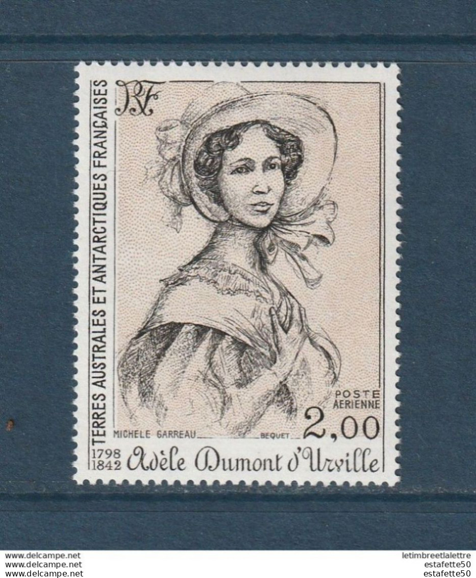 TAAF;1981 ;  TP PA N° 68;Adèle Dumont D'Urville  ;NEUFS**;MNH - Full Years