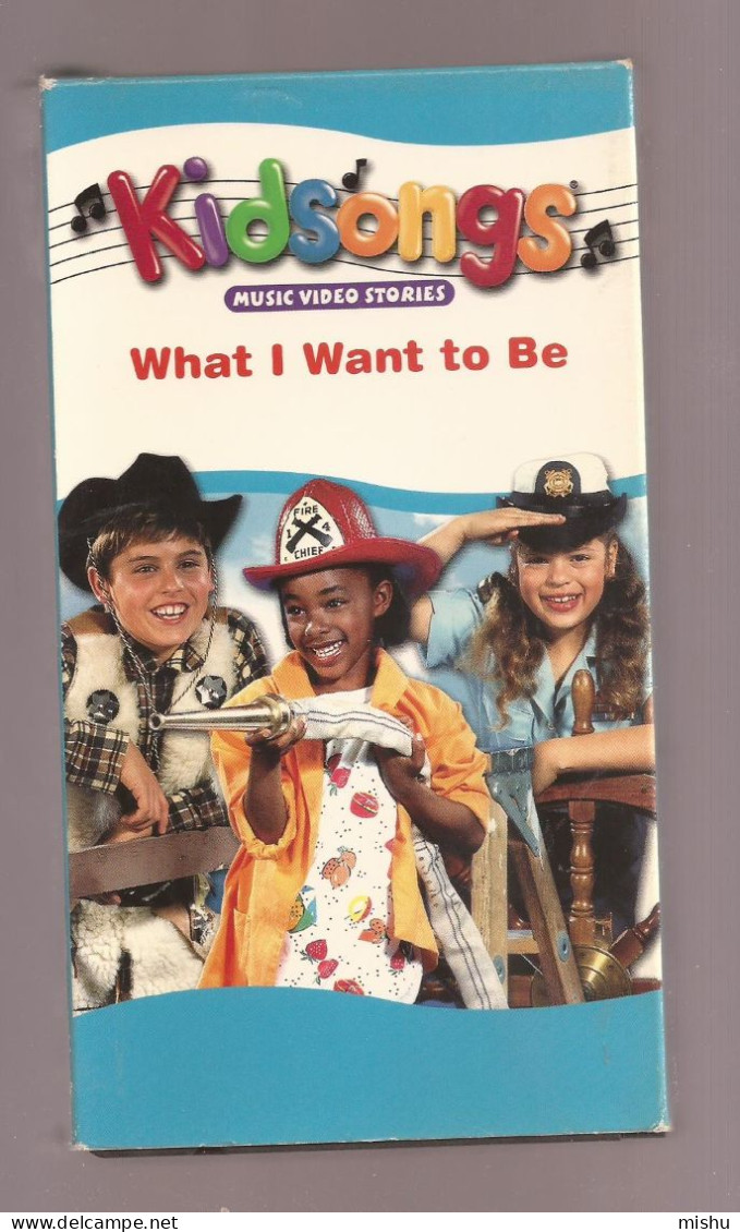 VHS Tape - Kidsongs , Music Video Stories - What I Want To Be - Kinderen & Familie