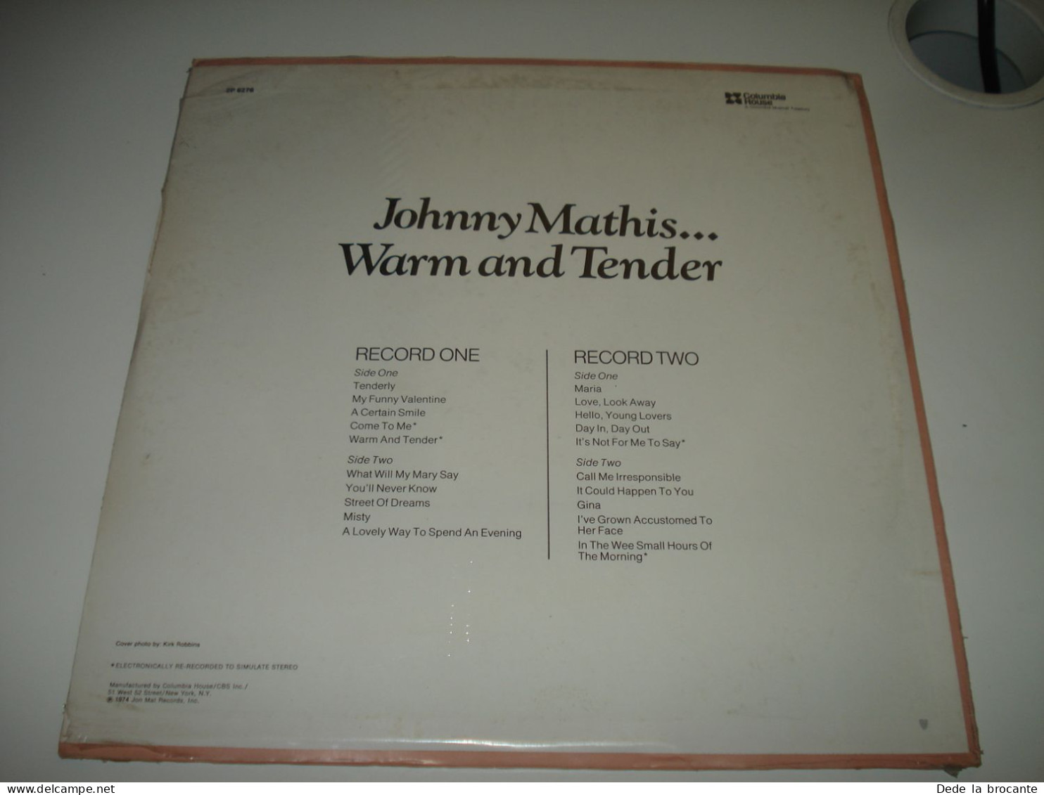 B6 / Johnny Mathis – Warm And Tender - 2 LP - 2P 6276 - US 1974 - Sealed - MINT - Jazz