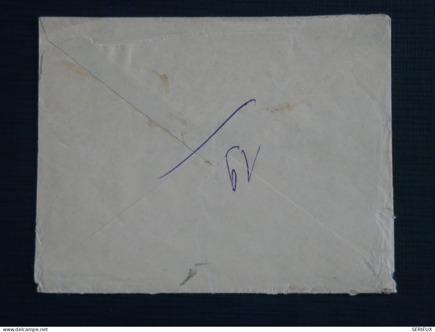 BU14 CAMEROUN FRANCAIS LETTRE RECOUVREMENT 1957  YAOUNDE A EYMET  FRANCE + AFF. INTERESSANT ++ - Covers & Documents