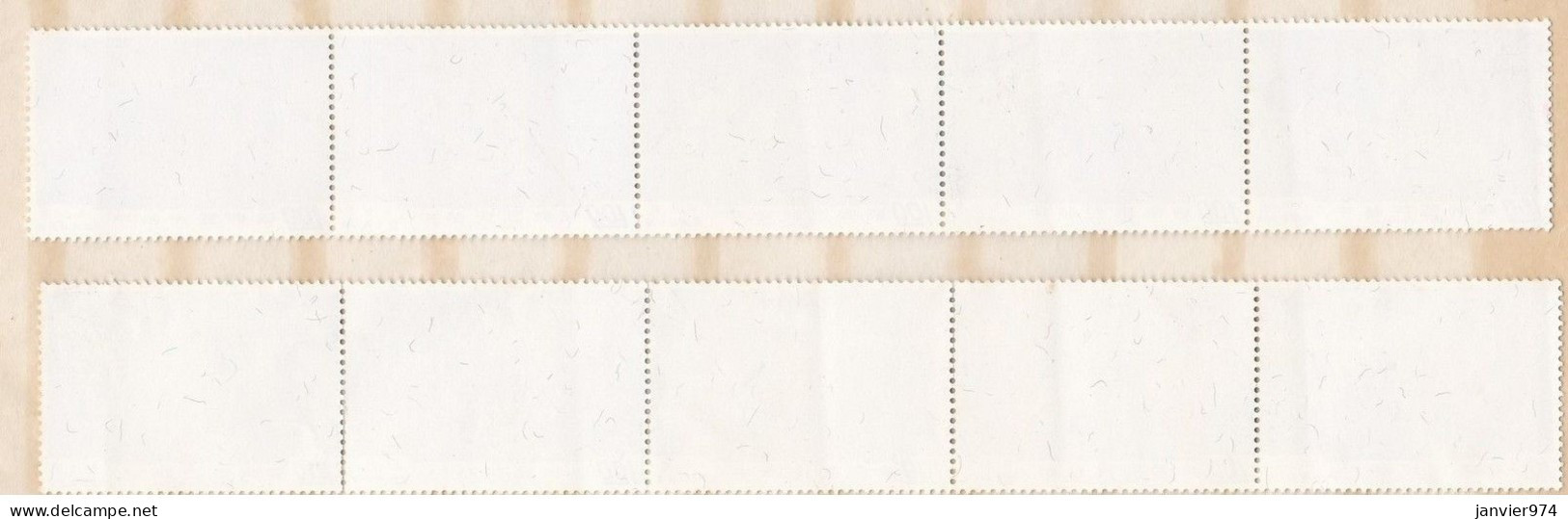 1973 Matin De Printemps Au Palais De Han, N° 958 à 962 Et 965 à 969 , 10 Timbres Scan Recto Verso - Neufs