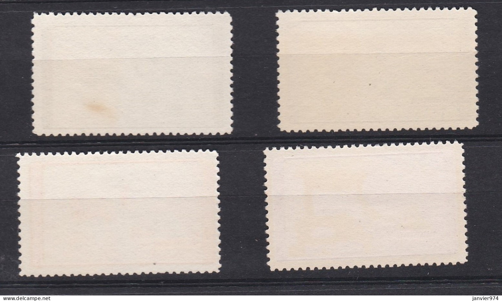 1958, Inauguration Du Nouveau Siège De L’UNESCO, Série Complète Neufs 304 à 307. Scan Recto Verso - Unused Stamps
