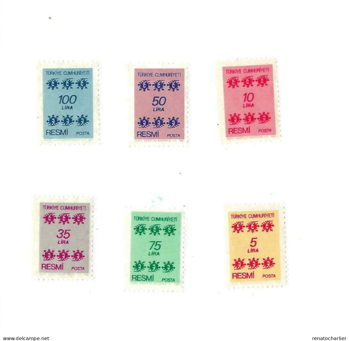 Arabesques,MNH,Neuf Sans Charnière, - Timbres De Service